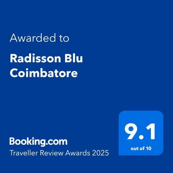 Radisson Blu Coimbatore, hotel di Coimbatore